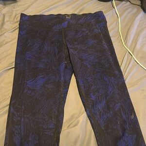 Blue & black work out pants